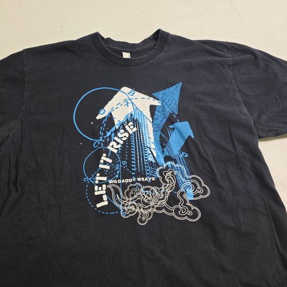 Big Daddy Weave "Let It Rise" Christian Rock Band Tour Black‎ T-Shirt Men's Sz L - Picture 2 of 6